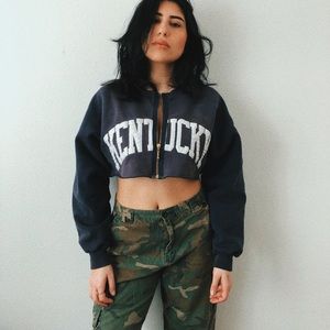 Vintage reworked Kentucky zip up sweatshirt